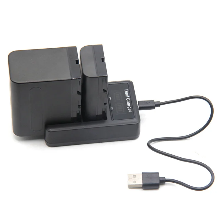 USB LCD Dual Channel Quick Digital Battery Charger for SONY F series NP-F970 F750 F960 F550 FM500h FM70 FM90 QM71D QM91D | Электроника