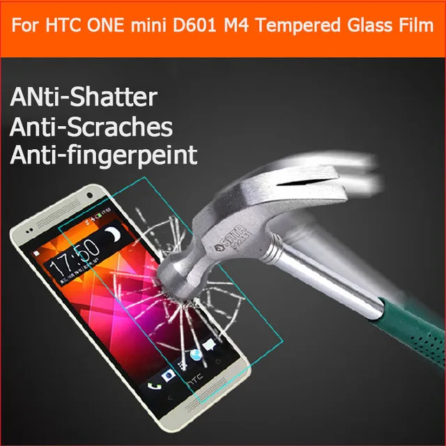 2.5D Закаленное стекло для HTC ONE mini Высококачественная защитная пленка
