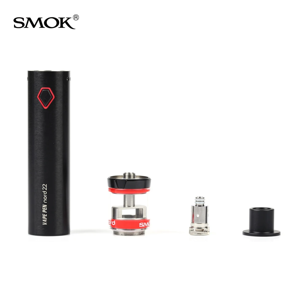 Smok Vape pen Nord 22 Pen Kit 2000 мАч аккумулятор 2 мл Capcity Mesh Coil Vs 19 электронная сигарета