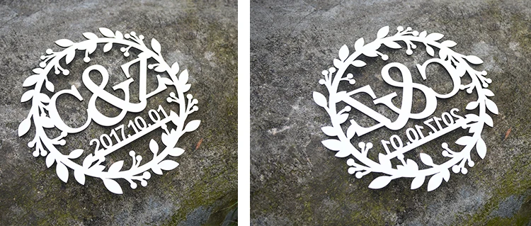 Индивидуальный Свадебный знак черный акрил индивидуальное имя невесты и девушки