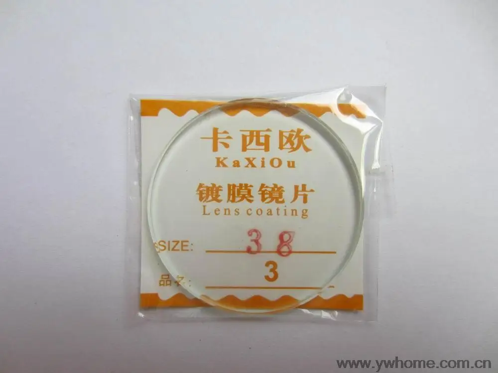 

38mm New flat glass watch crystal diameter 38 mm Thick 3.0mm