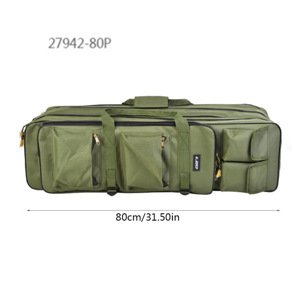 LEO трехслойная складная сумка в европейском стиле для рыбалки на плечо] рыболовный рюкзак