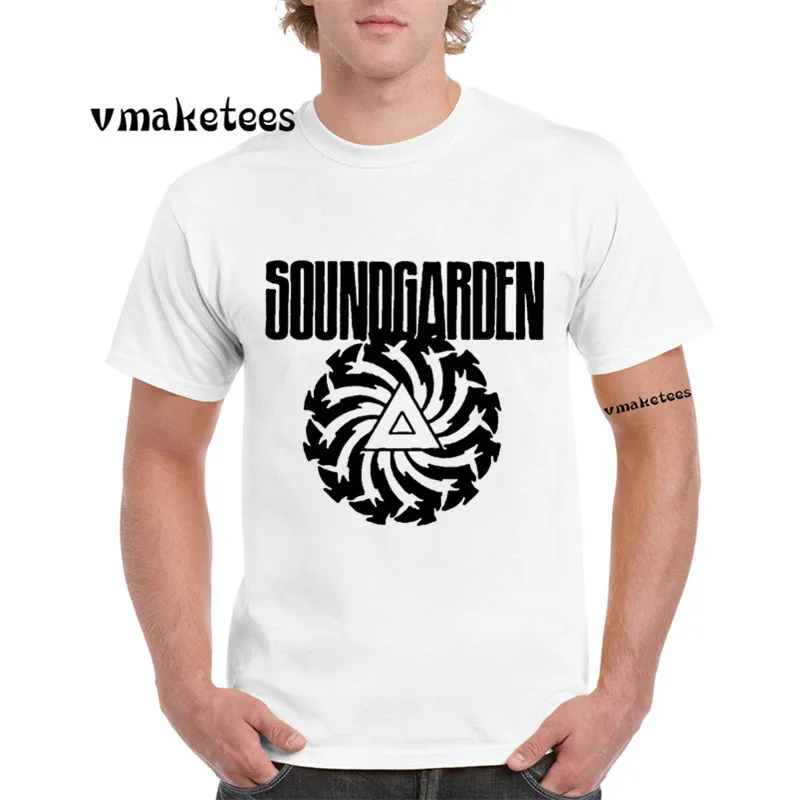 Soundgarden/модная футболка с круглым вырезом и короткими рукавами Летняя