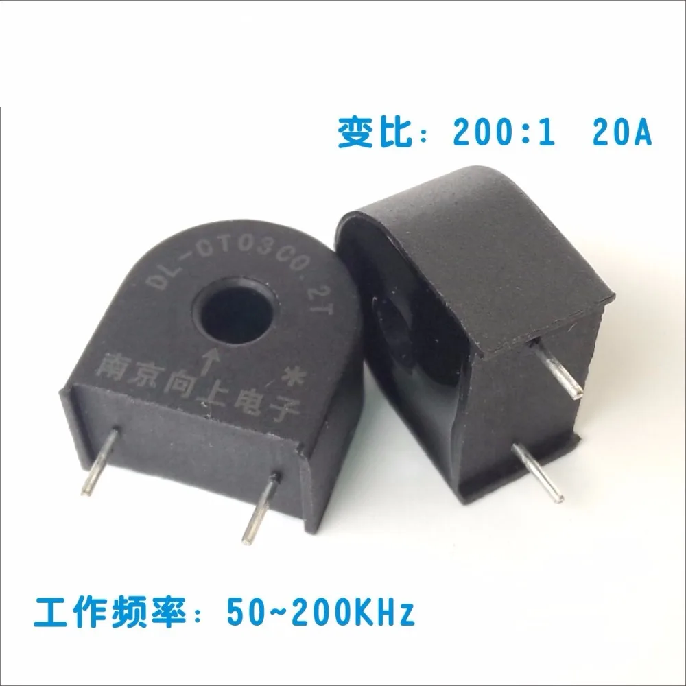 Новый миниатюрный высокочастотный трансформатор тока DL-CT03C0.2T 200 кГц 2 шт. 5A/25mA 200: 1 |
