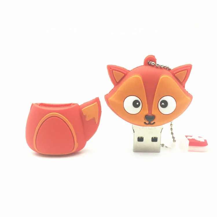 2018 новый милый пингвин сова лиса Флешка мультфильм usb флэш накопитель 4 ГБ/8 ГБ/16