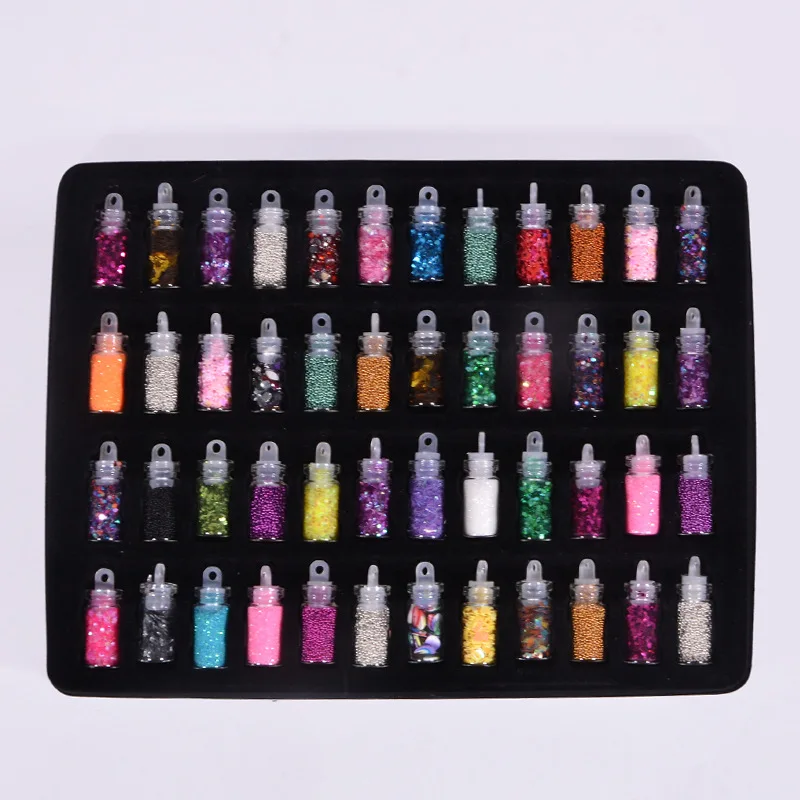 

48Pcs Sequins/Glitter Filler Fluffy Slime Box Toys For Children Charms Slime DIY Kit Accessories Kit Supplies Funny toy