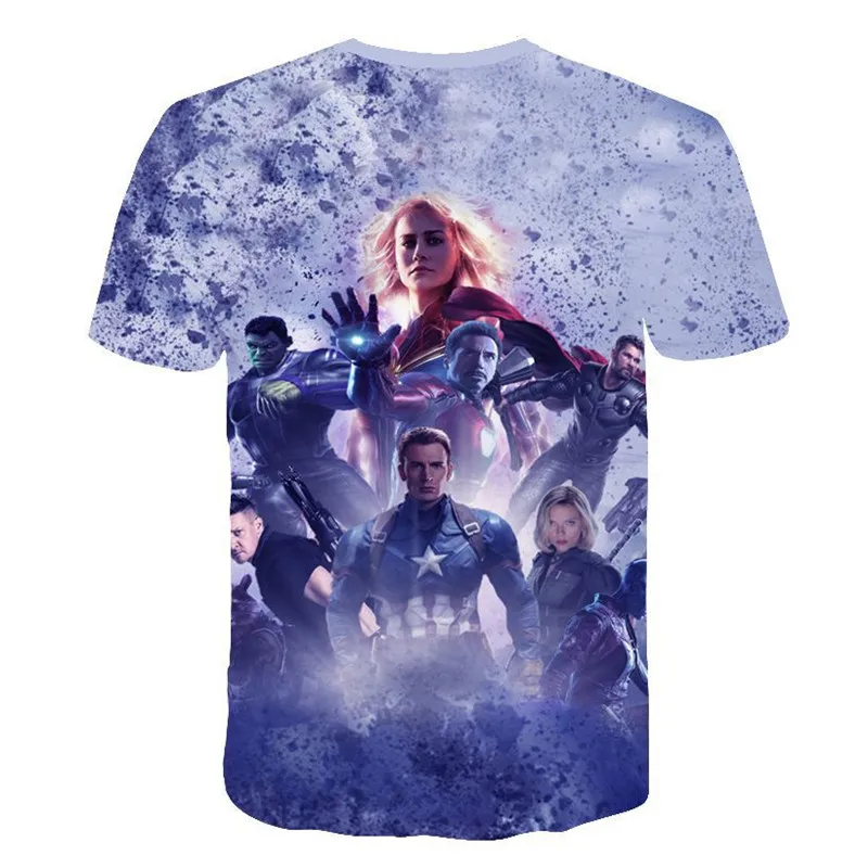 Новинка 2019 Мужская/женская футболка с 3D принтом капитана Марвел Carol Danvers