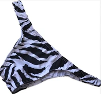 brand sexy men briefs bikini male zebra stripes underwear small brief