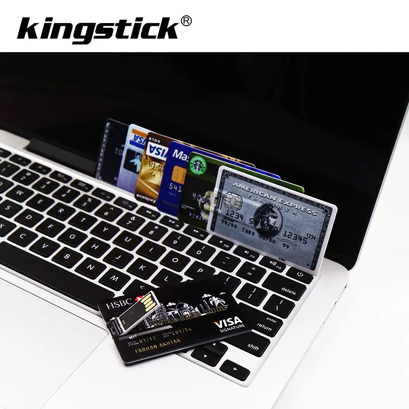 Реальный Ёмкость банковская карта памяти USB Стик HSBC Мастер кредитная карта USB флеш-накопитель 64Гб флэш-накопитель 4 ГБ 8 ГБ оперативной памяти, 16 Гб встроенной памяти, 32 ГБ флэш-накопитель 128 ГБ