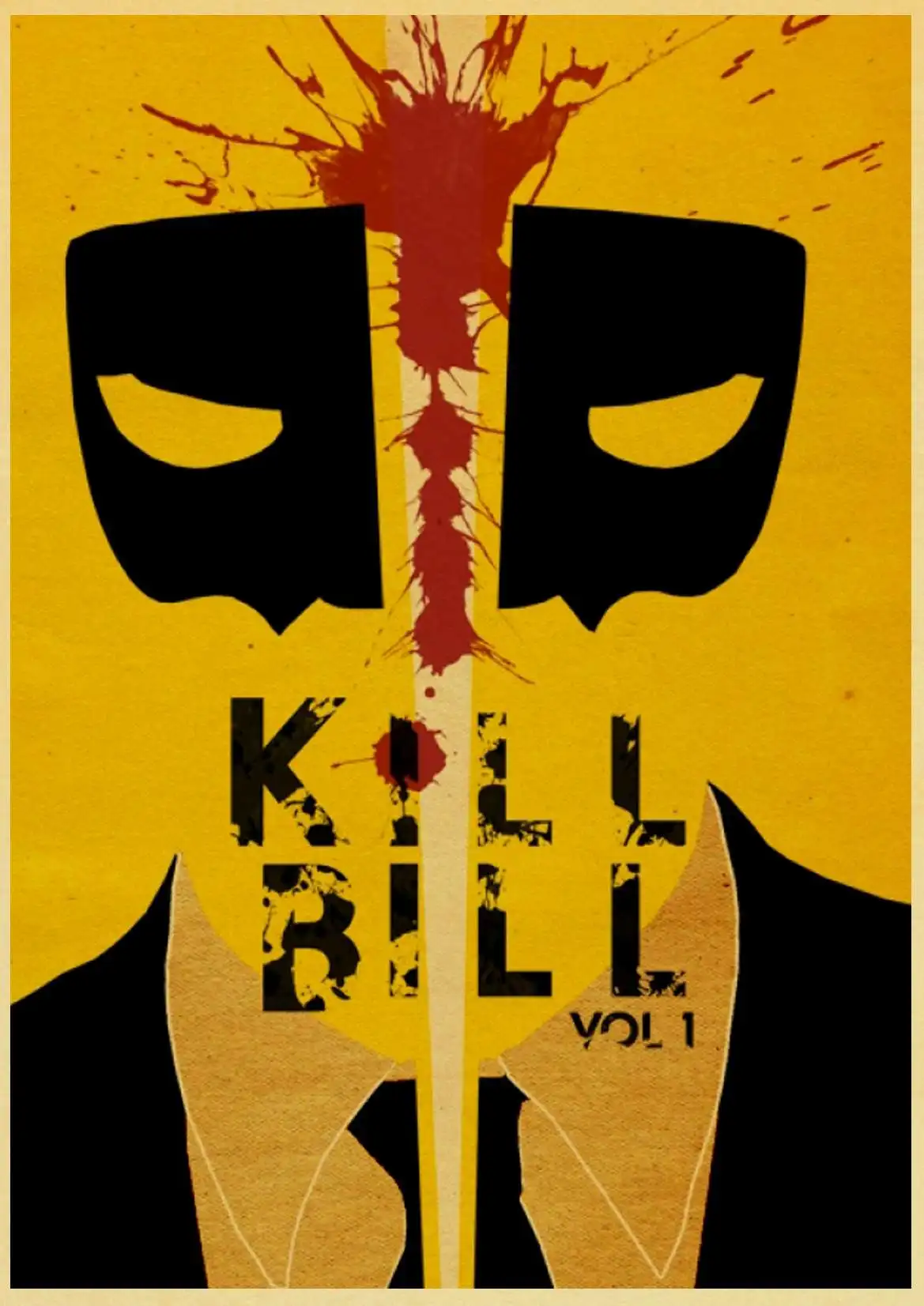 Классический фильм kill bill винтажные плакаты печать настенная живопись высокого качества декор плакат настенная живопись украшение дома