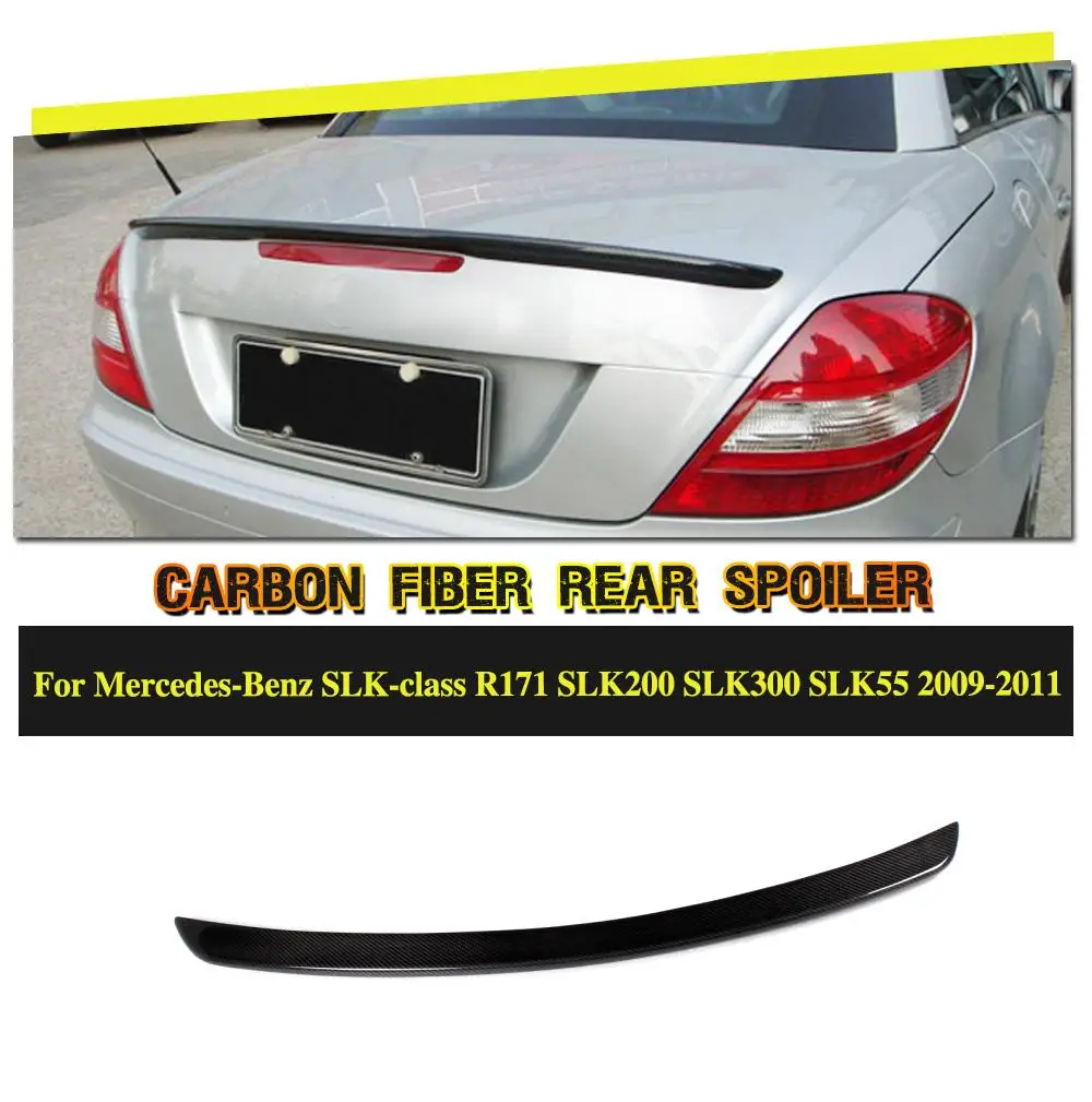 Спойлер для заднего багажника из углеродного волокна/FRP Mercedes Benz SLK Class R171 SLK200 SLK300