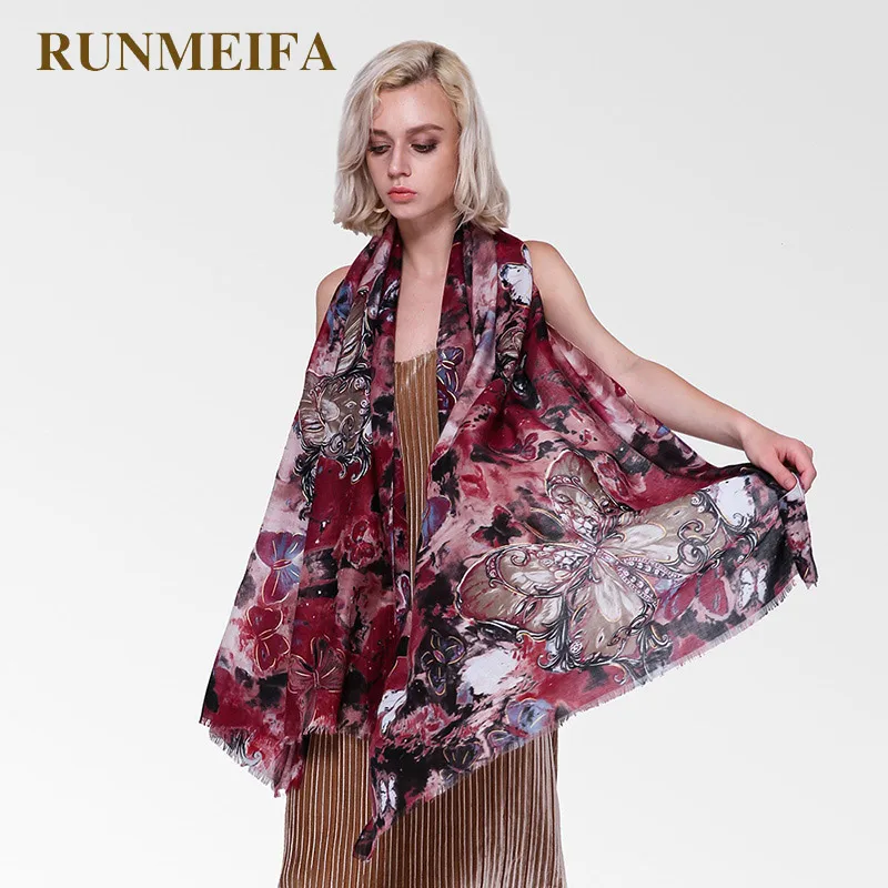 RUNMEIFA новейшие модные женские туфли национальной шарф мягкие пляжные платки