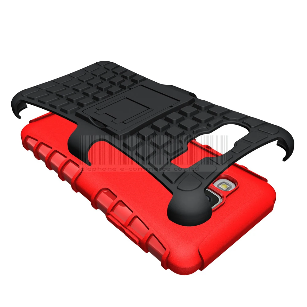 2in1 Rugged Armor Shockproof Protective Back Case With Stand Cover For Samsung Galaxy On 5 ON5 G5500 5.0 inch Films+Stylus |