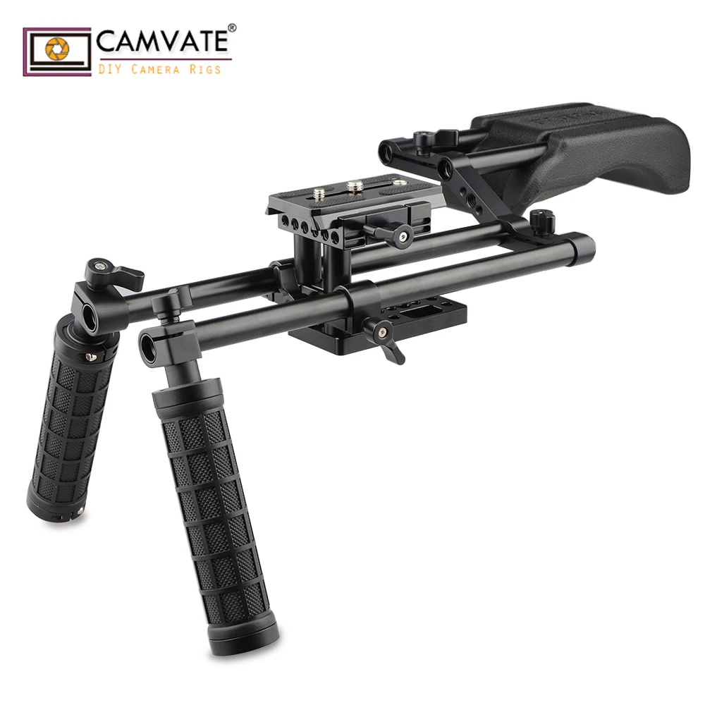 Камера CAMVATE плечевая установка с быстроразъемной базовой пластиной Manfrotto и