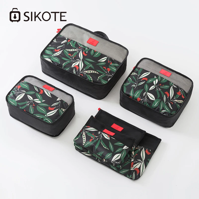 SIKOTE 6 шт./лот упаковочные органайзеры водонепроницаемая дорожная упаковка