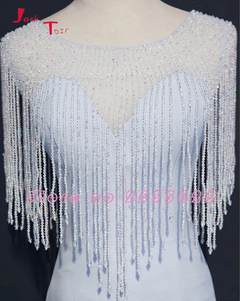 Jark Tozr на заказ Формальные платья длинные Vestido Longo Alibaba Китай бисероплетение