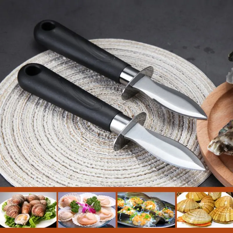 Нож для устриц с острыми краями инструмент открывания морепродуктов|Приборы