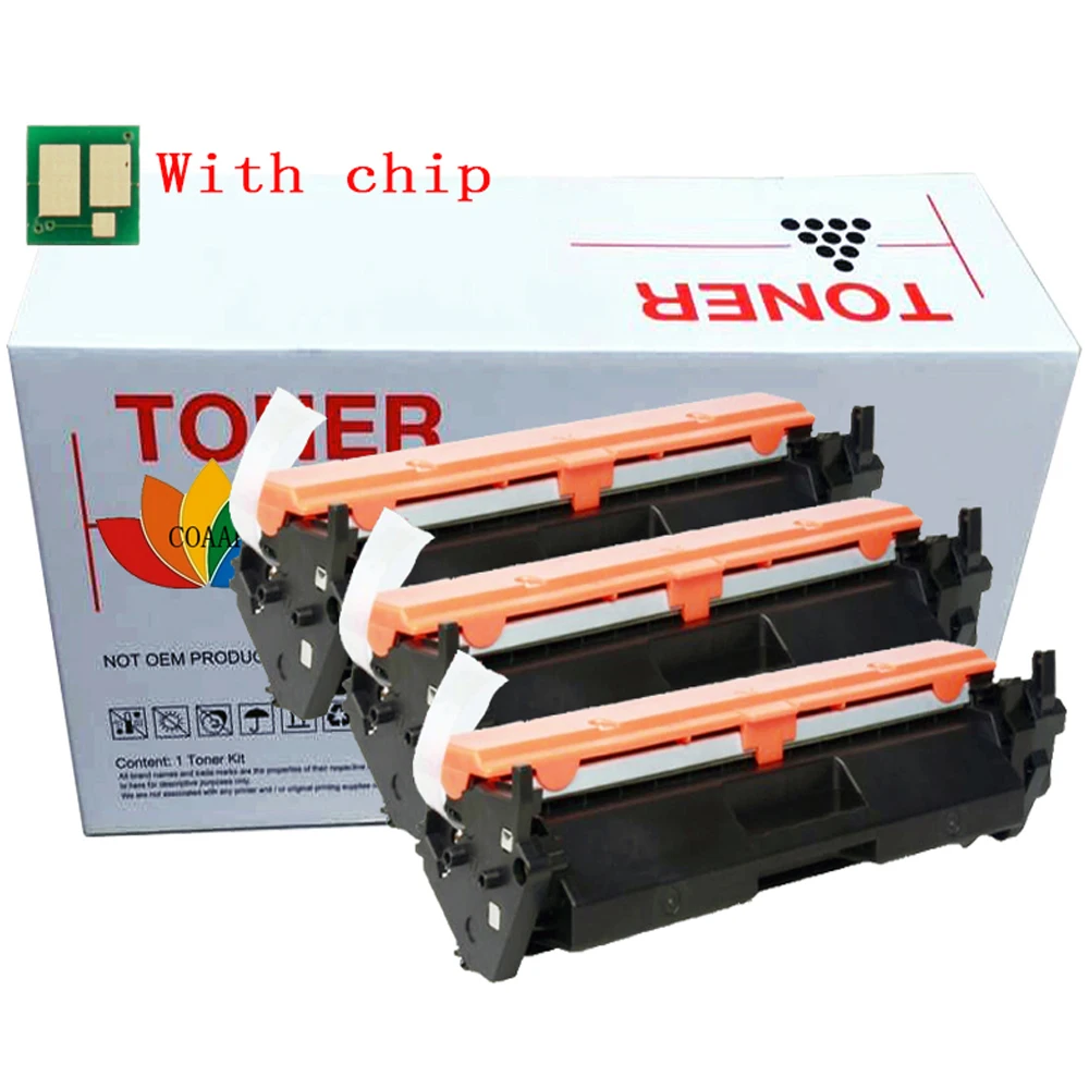 3 шт. CF217A 17A 217A Запасной картридж с тонером для HP LaserJet Pro M102a M102W 102 MFP M130a M130fn 130 130fn M102