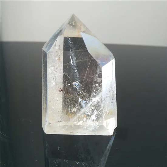 Рутилированный Кристал острый камни Ghost кристаллы Wicca Cristal Islande Пьер Naturelle Cristaux целебное украшение для дома натуральный 12