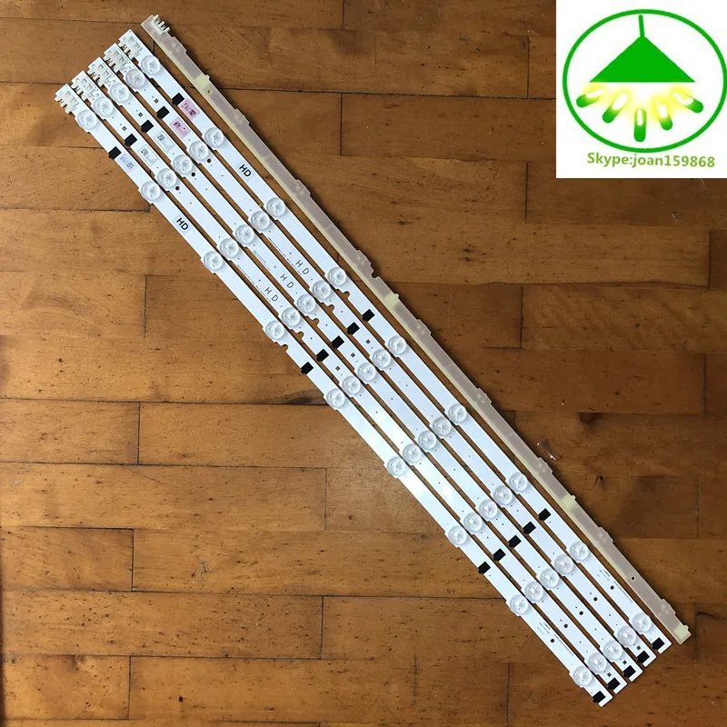 5 шт./лот для samsung 32 дюйма UA32F4088AR ЖК-дисплей ТВ светодиодный подсветка D2GE-320SC0-R3 2013SVS32H 9 REV1.8 130103 1 шт = 9 светодиодный 650 мм