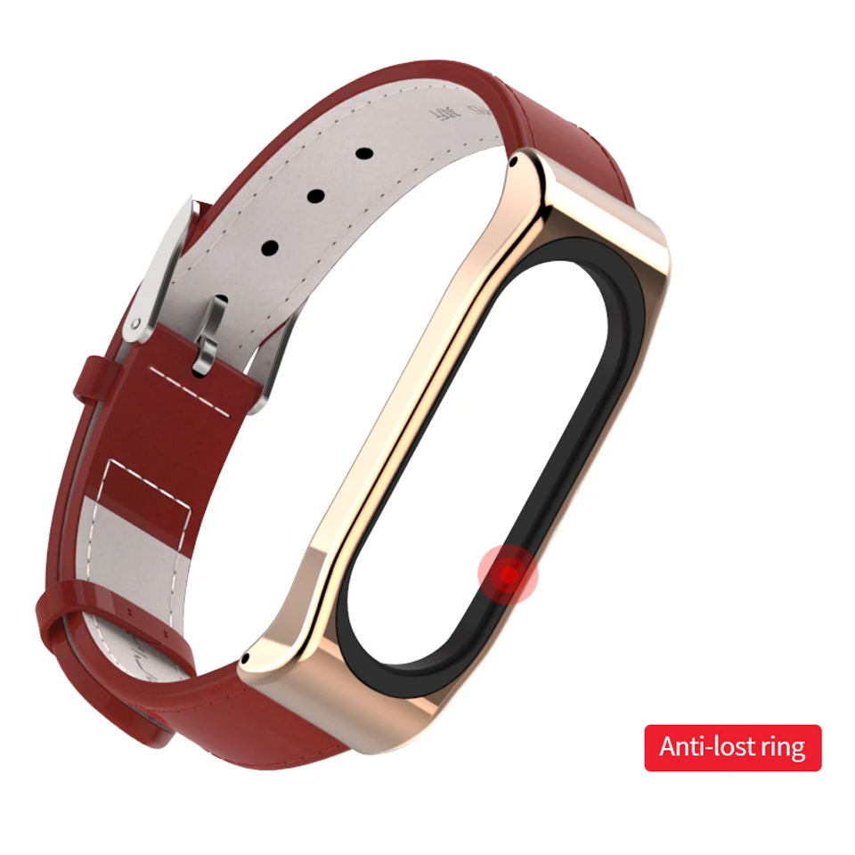 Mi jobs mi band 4 ремешок из натуральной кожи Correa для Xiaomi mi ремешок 3 ремешок Смарт-часы браслет на запястье браслет mi Band 4 ремешок