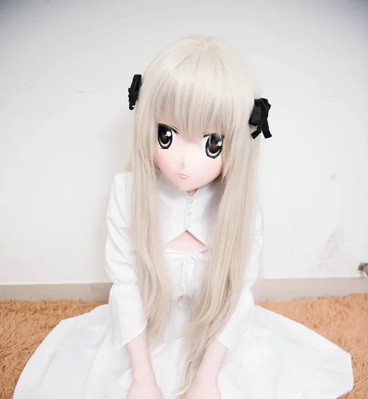 (C2 045) Высококачественная Женская силиконовая резиновая маска для лица ручной