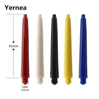 yernea high quality 15pcs colour darts shafts 45mm length nylon material 2ba screw thread plaslic shaft wholesale