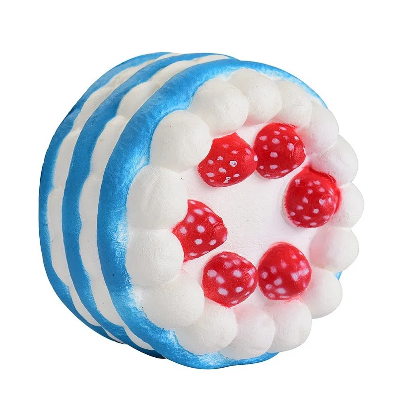 Jumbo моделирование клубника торт ко дню рождения Сжимаемый ПУ медленно растет