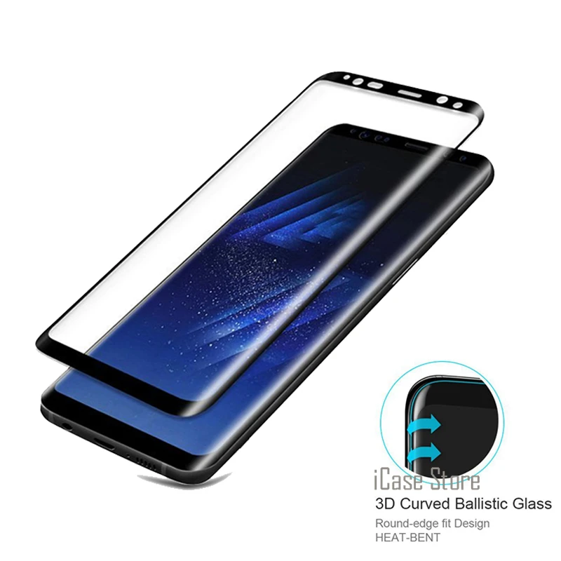 3D полностью покрывающее изогнутое закаленное Стекло для samsung Galaxy Note 8 Note8 S8 плюс S7