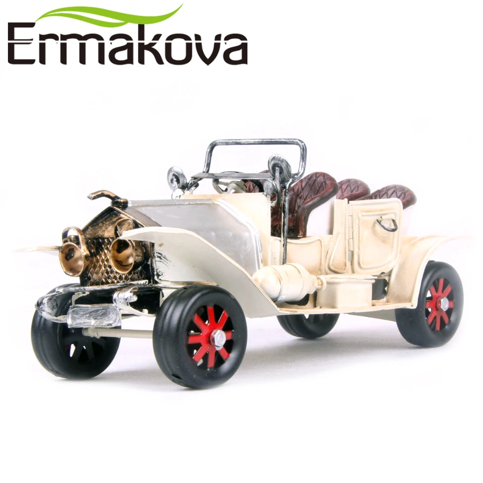 ERMAKOVA металлическая модель автомобиля Gran Torino винтажная Классическая открытая модель автомобиля Ретро пропеллер модели автомобиля подарок для мальчика Декор для дома и офиса