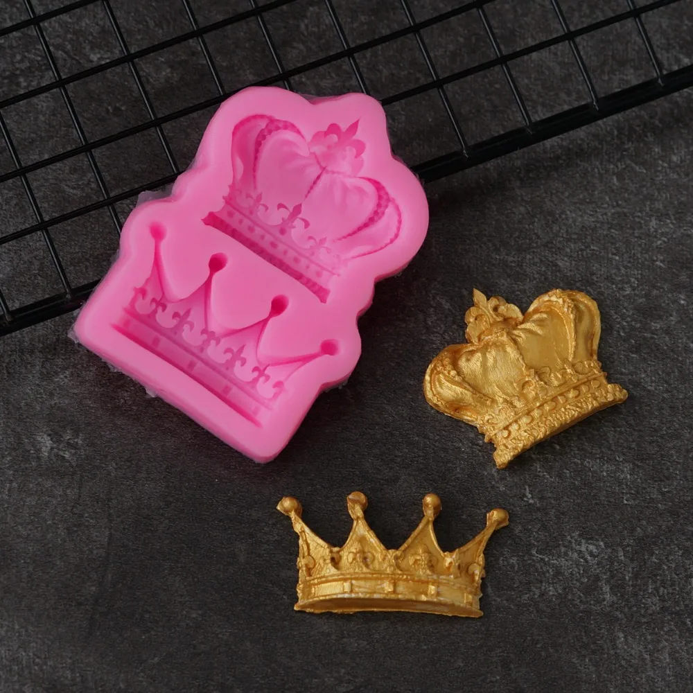 Европейская форма короны Силиконовая Форма Sugarcraft Инструменты для украшения