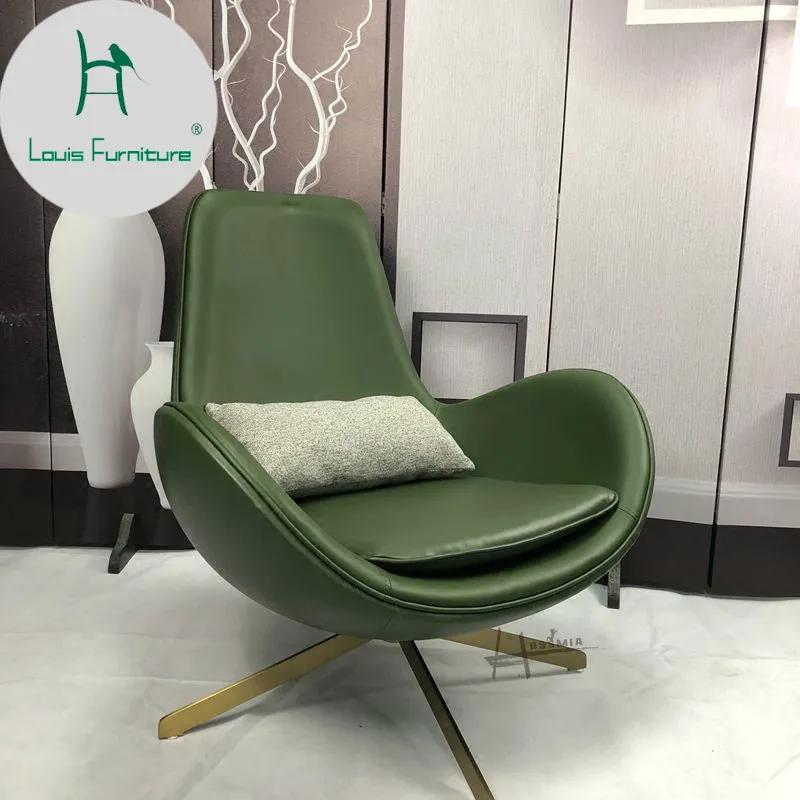 

Louis Fashion Office Chairs Modern Minimalist Designer Egg Discussion Leisure Computer Nordic Living Room Sofa