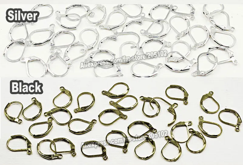 Бесплатная доставка 100 шт./лот хорошее качество латунные весенние серьги крючок