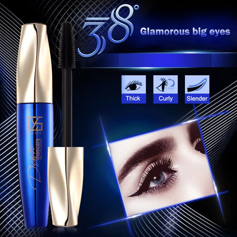 1 шт. супер плотная тушь для ресниц удлиняющая ресницы Водостойкая Прямая