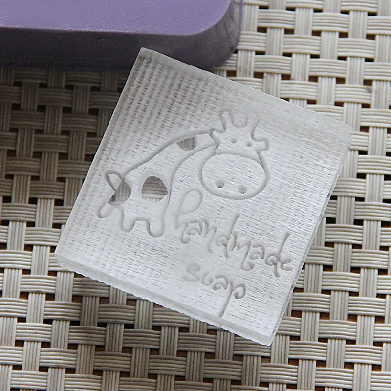 0169(5x5cm) Натуральный ручной работы мыло штамп плесень Мини DIY шаблон Акриловые формы - Цвет: 0169(5x5cm)