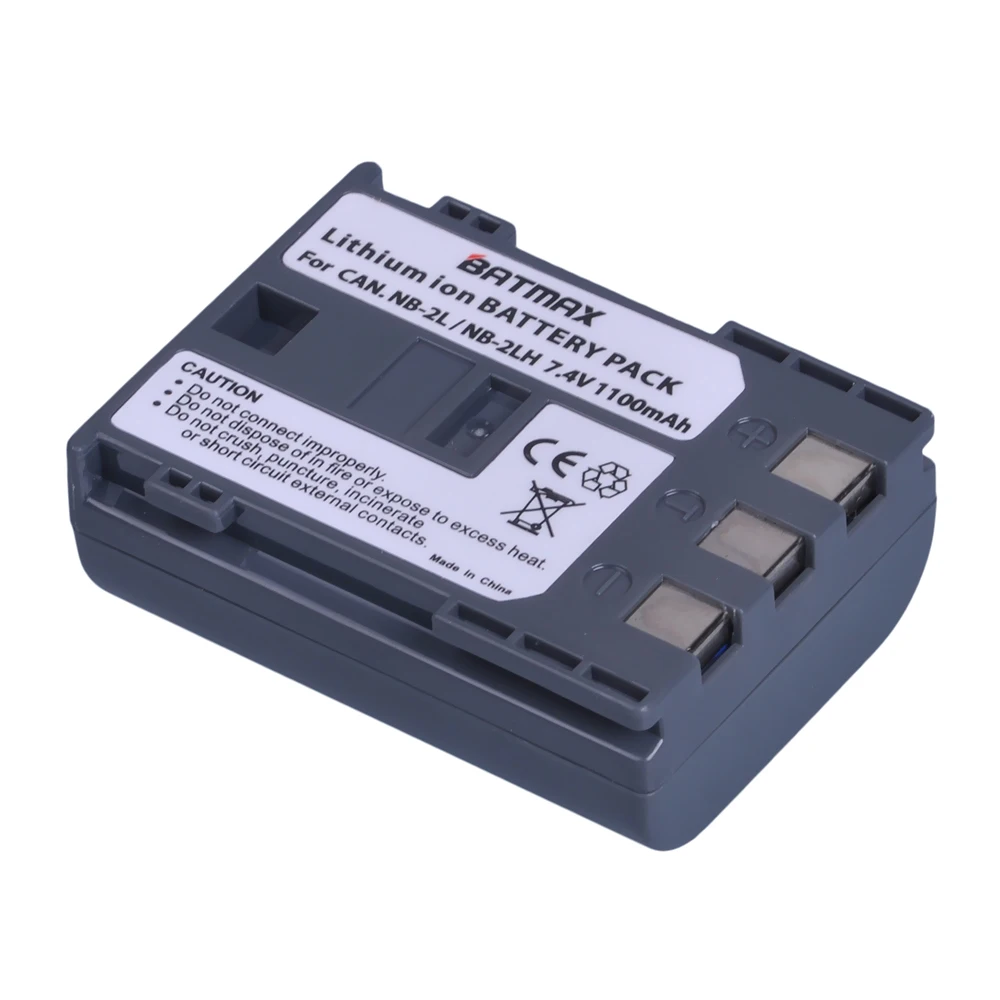 4Pcs NB-2L NB 2L NB2L 2LH BP-2L5 1100mAh Rechargeable Li-ion Battery + LCD USB Charger for CANON 350D 400D G7 G9 S30 S40 z1 | Электроника