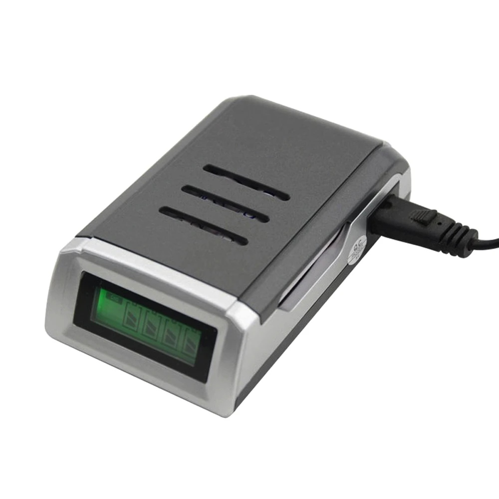 Оригинальный C905W 4 слота ЖК дисплей Умный интеллектуальный аккумулятор зарядное
