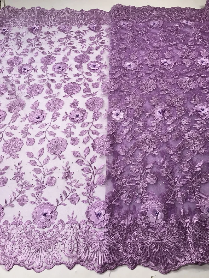 2019 Высококачественная африканская кружевная ткань чистая Золотая французская