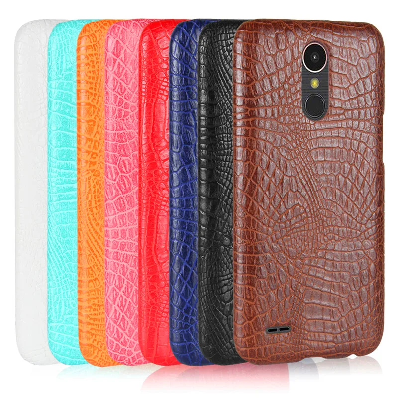 Чехол для LG K10 2017 X400 X 400 чехол из искусственной кожи под крокодила + задняя крышка