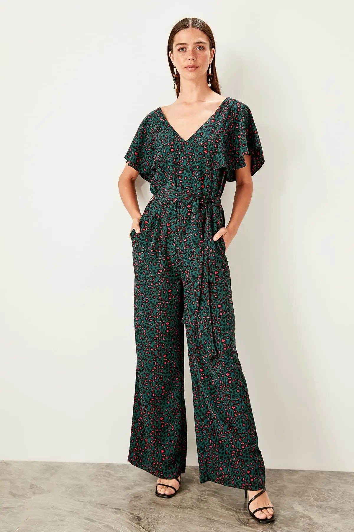 Trendyol комбинезон с зеленым узором TCLSS19TU0048 |