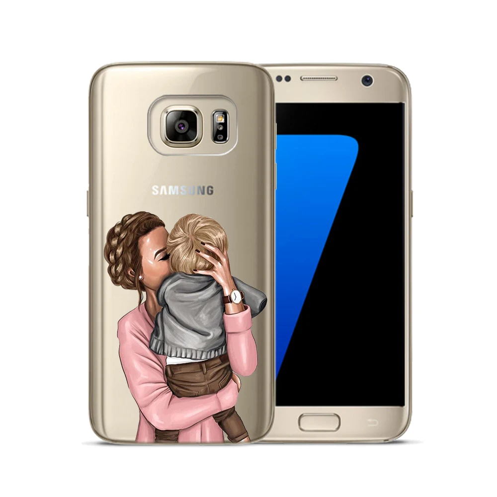 Модный мягкий чехол из ТПУ для samsung Galaxy S6 S7 Edge S8 S9 Plus S10 Plus E Note 8 9