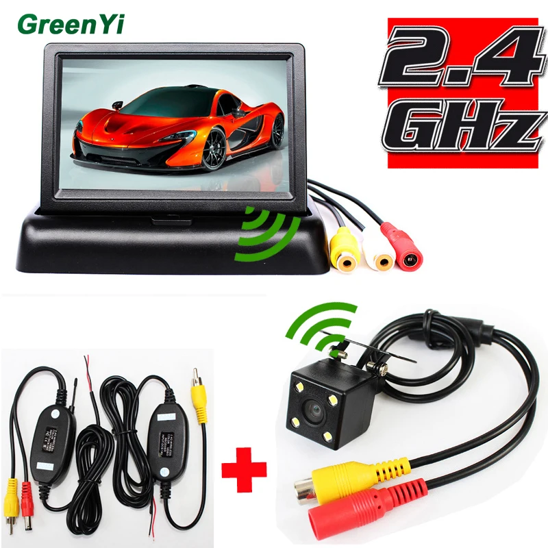 3 в 1 Беспроводная Система помощи при парковке автомобиля беспроводной комплект +