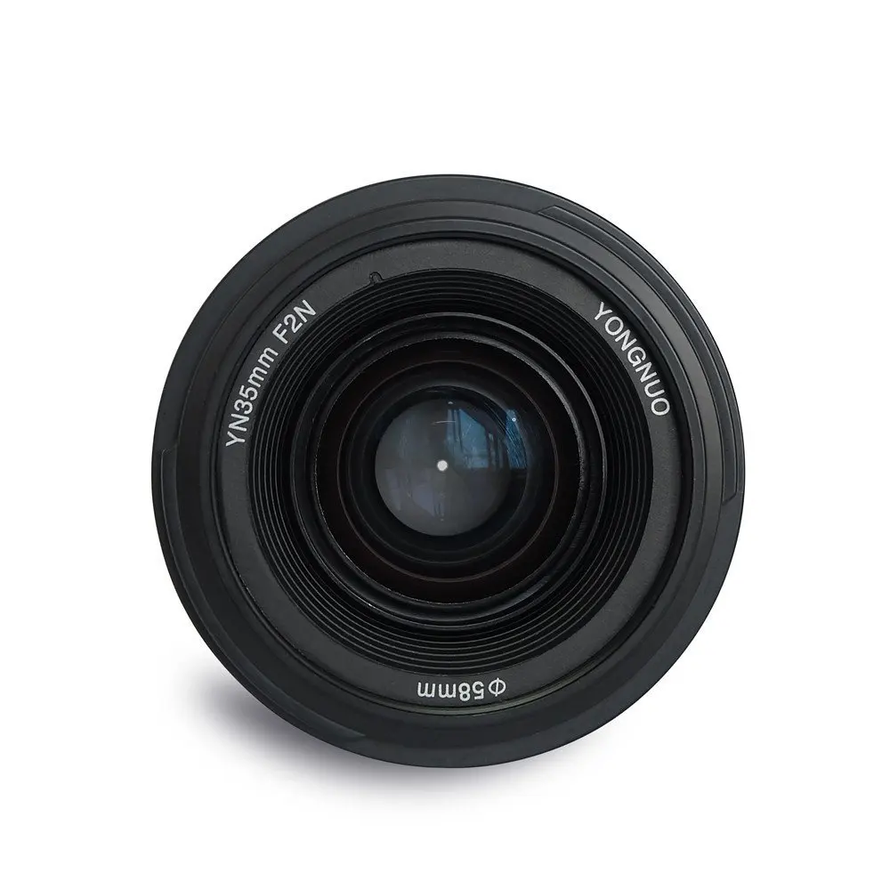 Объектив YONGNUO YN35mm F2 1:2 AF/MF широкоугольный объектив с фиксированным/Прайм