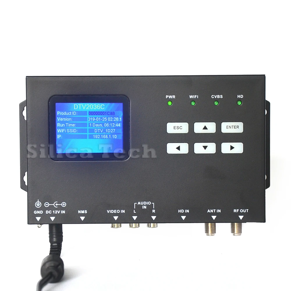 Оригинальный модулятор SOUKA SKD2036 DVB T 1080P HD AV/ HDMI 1 маршрут панель и настройка