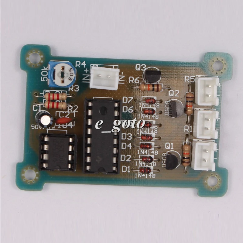 CD4017 + NE555 детонации вспышки света DIY Kit светодиодные свет электронная схема|electronic