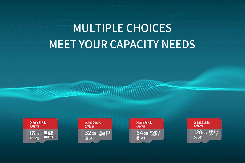 SanDisk Micro SD карта 64 Гб 128 Гб класс 10 TF карта 16 ГБ 32 ГБ 98 Мб/с карта памяти для samrtphone и настольного ПК