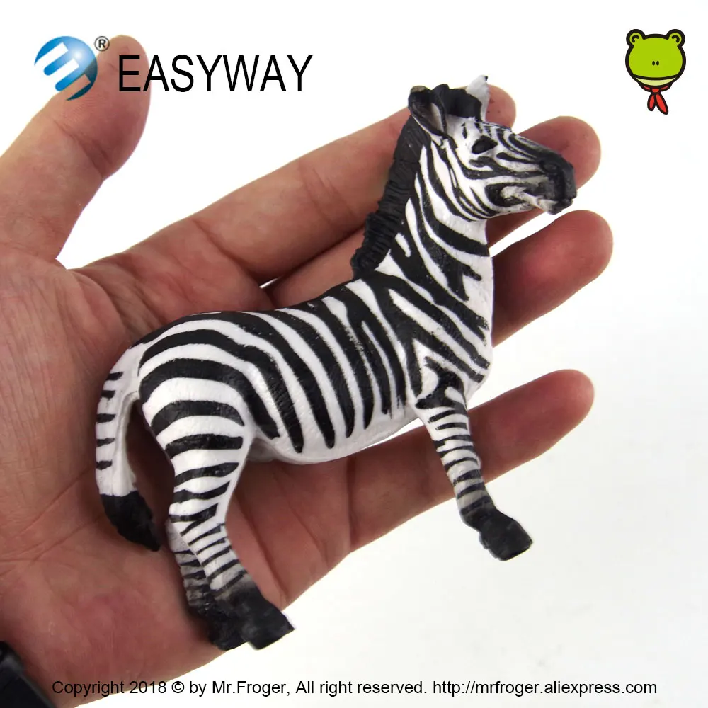 EASYWAY реальная жизнь зебра модель животного детский зоопарк подарок мини детские