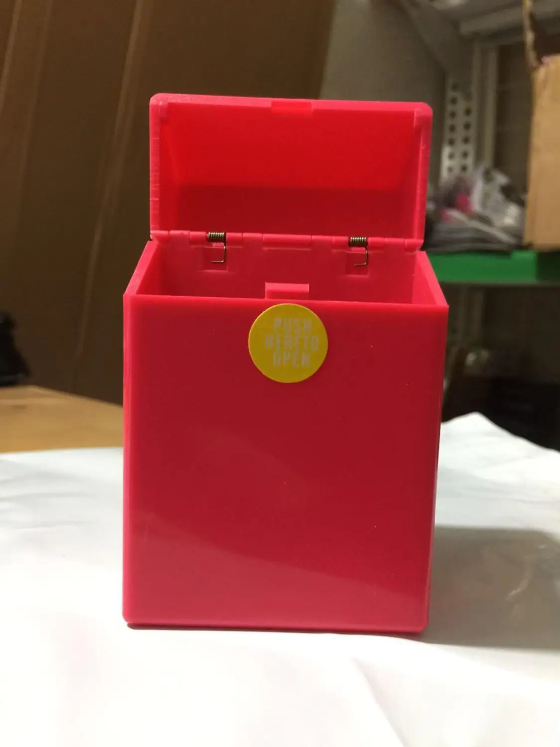 Men-Rose red Портативная Автоматическая Дамская упаковочная коробка для сигарет компрессионная утолщенная 20 упаковочных коробок Чехол для сигарет мужские аксессуары для сигарет - Цвет: Men-Rose red