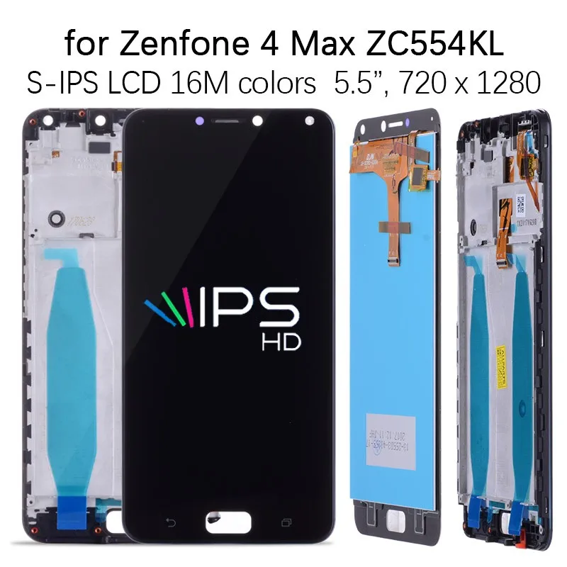 5.5 inch HD 1280x720 Оригинальный тачскрин дисплей экран для ASUS Zenfone 4 Max ZC554KL