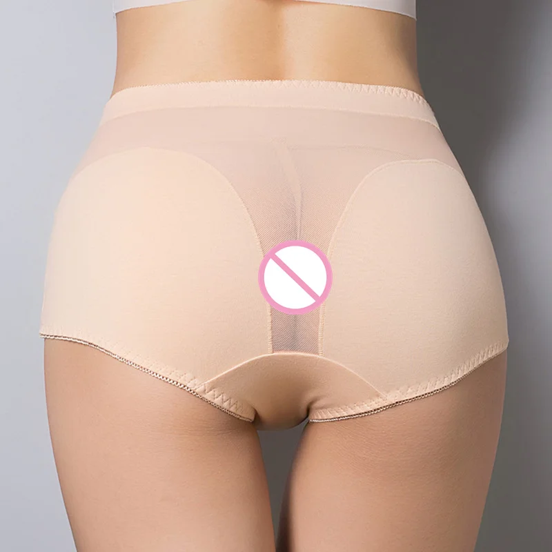 WP125 beige Женские сексуальные трусы-брифы, женские трусики, полностью прозрачные кружевные бесшовные стринги размера плюс, сексуальное женское нижнее белье, трусики - Цвет: WP125 beige